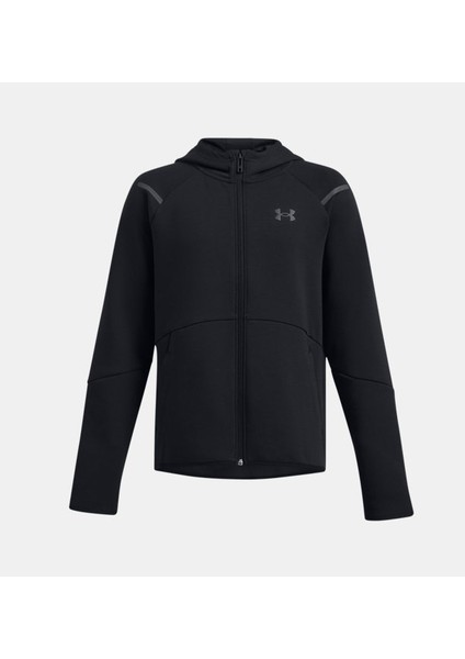 Çocuk Ua Unstoppable Fleece Tam Fermuarlı Sweatshirt 1386687-001