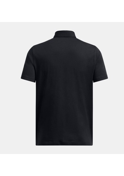 UA Icon Polo 1386608-001 Erkek Siyah Spor Tişört