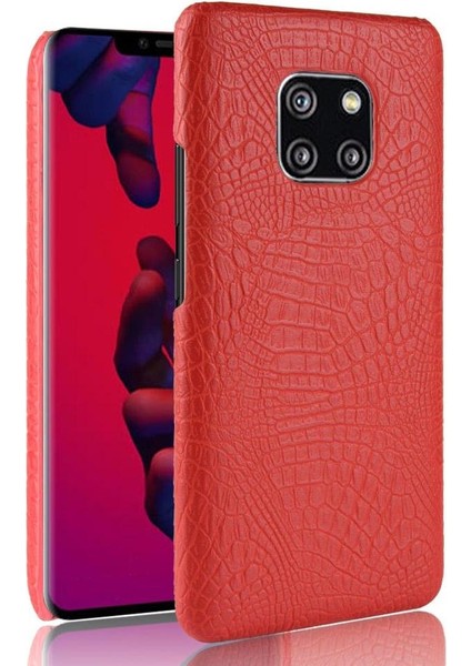 Huawei Mate 20 Pro Için Şık Klasik Durumda Klasik Timsah Moda Anti (Yurt Dışından)