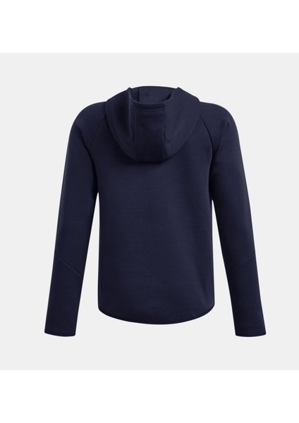 Çocuk Ua Unstoppable Fleece Tam Fermuarlı Sweatshirt 1386687-410