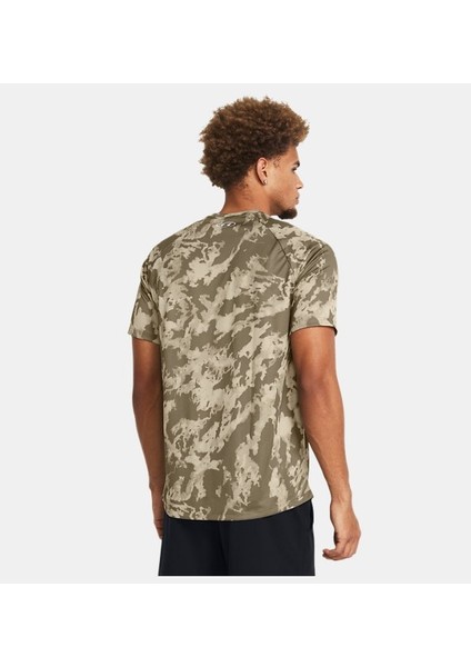 Erkek Ua Tech Abc Camo Kısa Kollu Tişört 1361698-289 fiyatları
