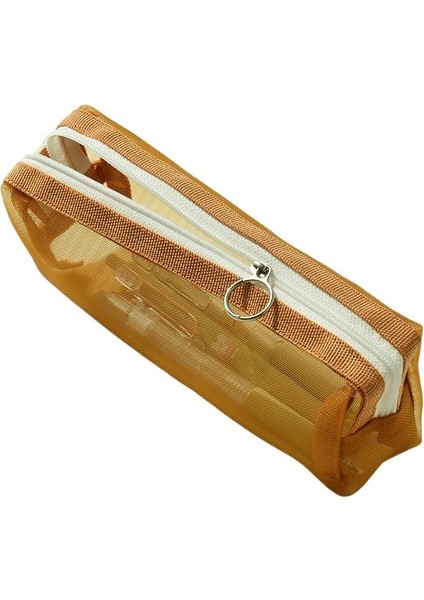 Ilkokul ve Ortaokul Öğrencileri Için Büyük Kapasiteli Kırtasiye Kutusu Şeffaf Kalem Kutusu Çok Fonksiyonlu Kırtasiye Kalem Çantası (Yurt Dışından)