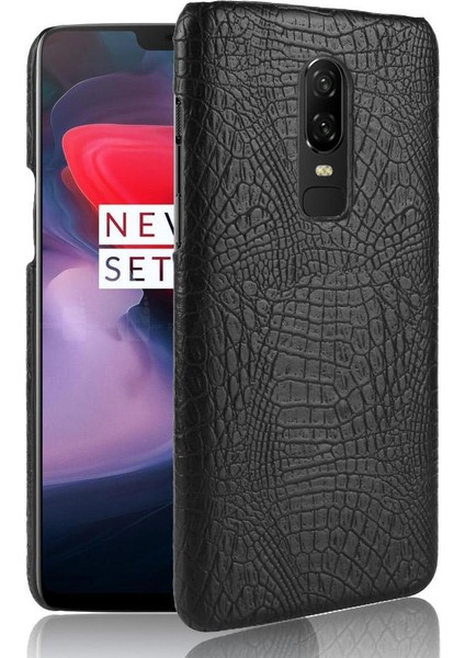 Oneplus 6 Klasik Timsah Moda Uyumluluğu Için Şık Klasik Kılıf (Yurt Dışından)