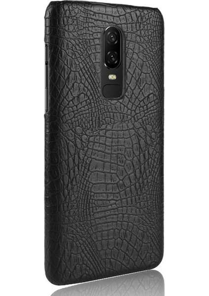 Oneplus 6 Klasik Timsah Moda Uyumluluğu Için Şık Klasik Kılıf (Yurt Dışından) modelleri