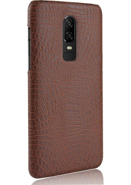 Oneplus 6 Klasik Timsah Moda Uyumluluğu Için Şık Klasik Kılıf (Yurt Dışından) fiyatları