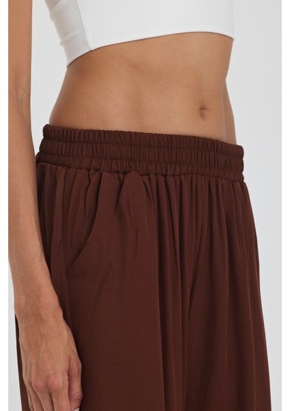 Kadın Beli Lastikli Cepli Şalvar Pantolon 1023 modelleri