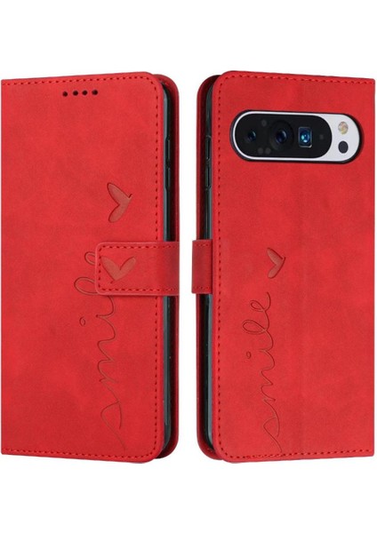 Google Pixel 9 Pro Xl Için Flip Case Aşk Cüzdan Kickstand Kart Ekleme (Yurt Dışından)