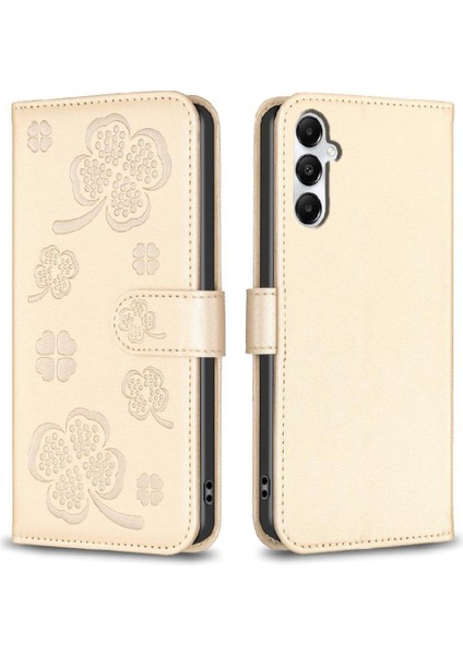 Samsung Galaxy A35 5g Çok Renkli Kart Yuvaları Tutucu Yonca Için Flip Case (Yurt Dışından)
