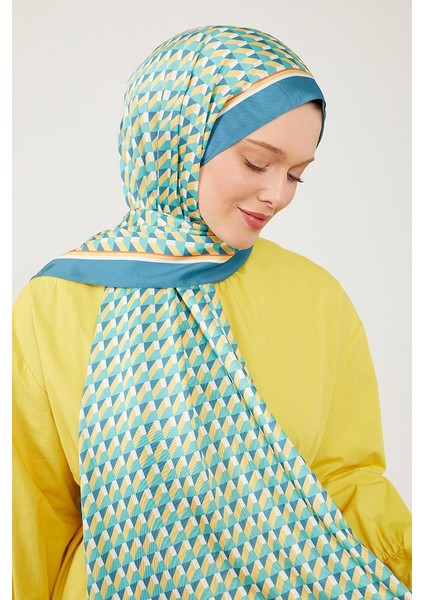 Petrol Yeşili Üç Boyut Desen Angel Şal fiyatları