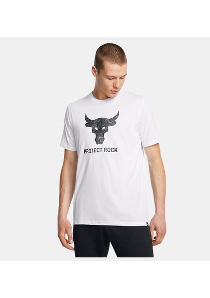 Erkek Ua Project Rock Brahma Bull Kısa Kollu Tişört 1383191-100