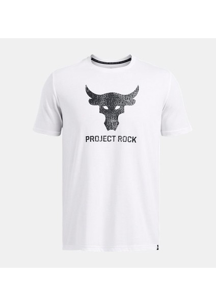 Erkek Ua Project Rock Brahma Bull Kısa Kollu Tişört 1383191-100 modelleri