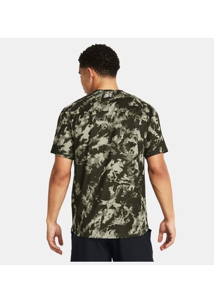 Erkek Ua Tech Abc Camo Kısa Kollu Tişört 1361698-390 fiyatları