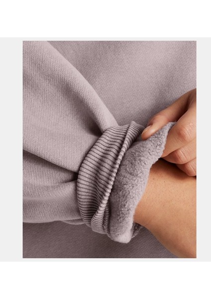 Kadın Ua Icon Heavyweight Fleece Oversized Bisiklet Yaka Sweatshirt 1386486-015 fırsatları