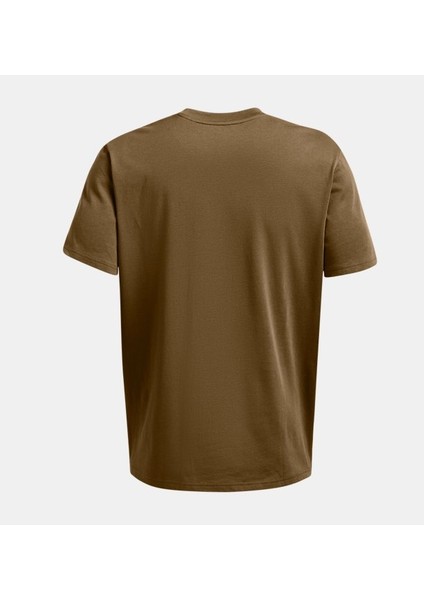 Erkek Ua Heavyweight Lc Patch Kısa Kollu Tişört 1382902-498 fırsatları