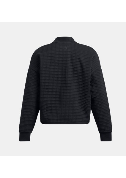 Kadın Ua Unstoppable Fleece Grid Mock Uzun Kollu Sweatshirt 1386491-001