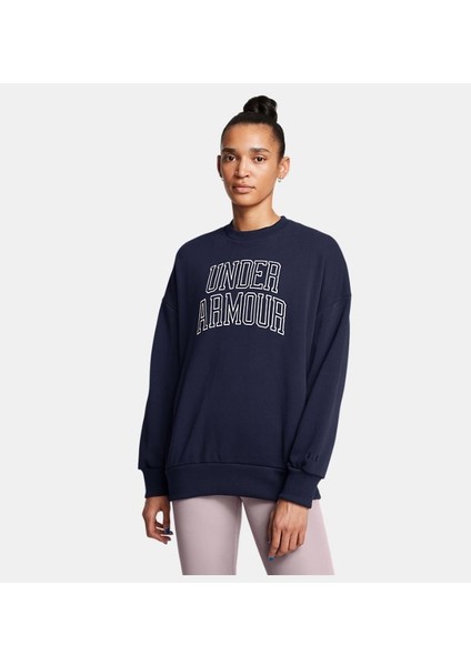 Kadın Ua Icon Heavyweight Terry Oversized Bisiklet Yaka Sweatshirt 1386493-410