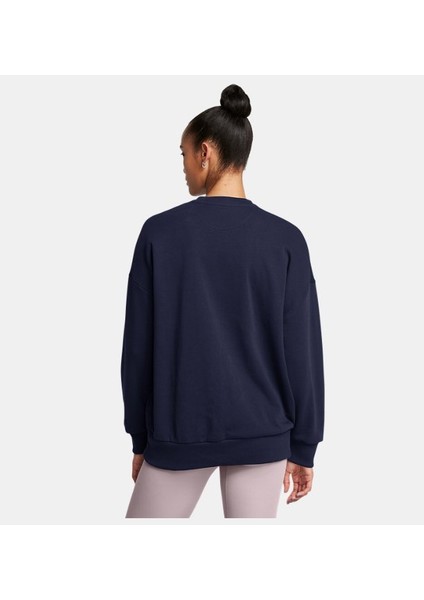 Kadın Ua Icon Heavyweight Terry Oversized Bisiklet Yaka Sweatshirt 1386493-410 fiyatları