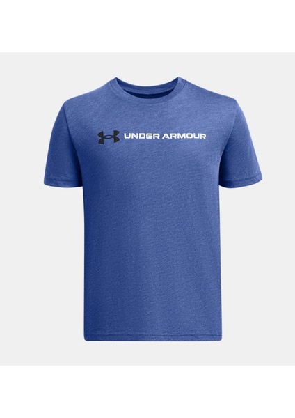 Çocuk Ua Logo Wordmark Kısa Kollu Tişört 1380747-432
