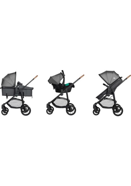 Bebeconfort Haze Trio 3'ü 1 Arada Seyahat Sistem Bebek Araba Tinted Stone
