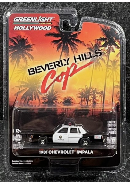 Hollywood Series Beverly Hılls Cop 1981 Chevrolet Impala