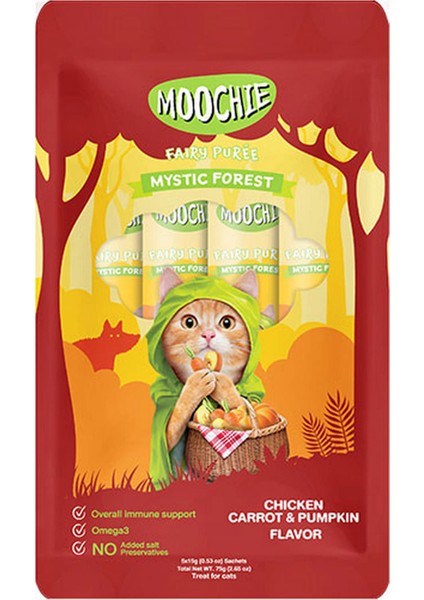Sivi Kedi Ödülü Tavuk-Havuç-Balkabaği 5X15 gr x 4 Adet 13