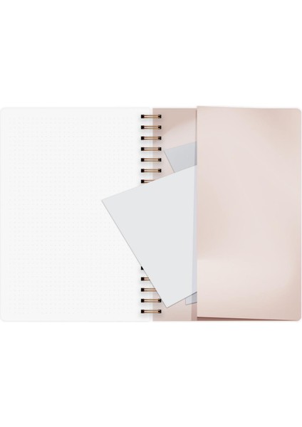 Noktalı Bullet Journal Pro Defter Shine Mercan 17 x 24 cm