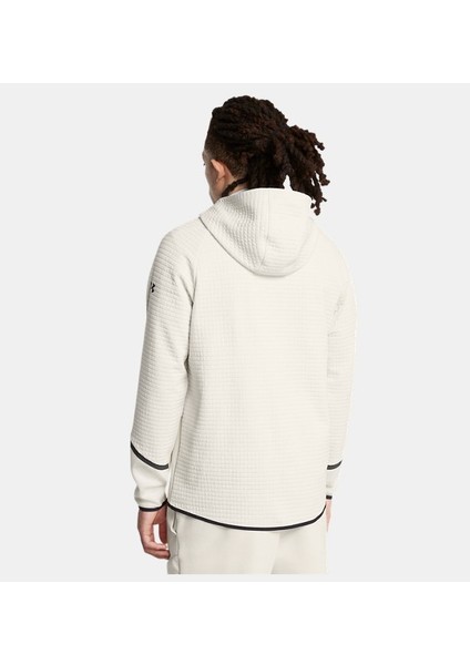 Erkek Ua Unstoppable Fleece Grid Tam Fermuarlı Sweatshirt 1386543-110