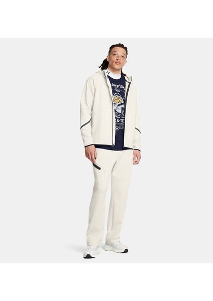 Erkek Ua Unstoppable Fleece Grid Tam Fermuarlı Sweatshirt 1386543-110