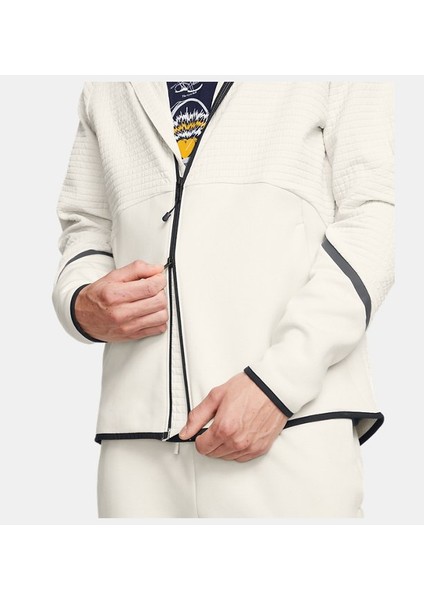 Erkek Ua Unstoppable Fleece Grid Tam Fermuarlı Sweatshirt 1386543-110