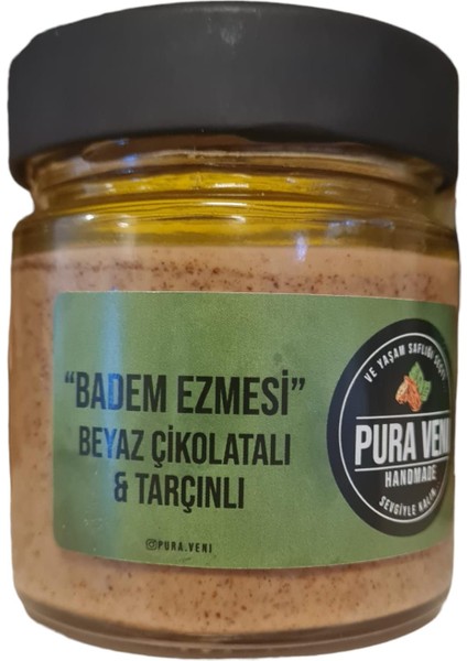 Veni Beyaz Çikolatalı Tarçınlı Badem Ezmesi 210 gr