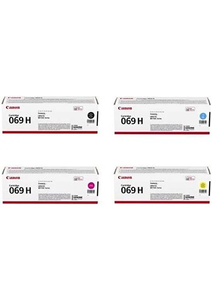 CRG-069H Orjinal Toner 4'lü Set - Tüm Renkler Toner Takımı