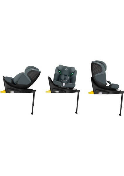 Emerald 360 S i-size İsofix'li 360 Dönebilir Yatabilir 0-36 kg Oto Koltuğu Tonal Graphite