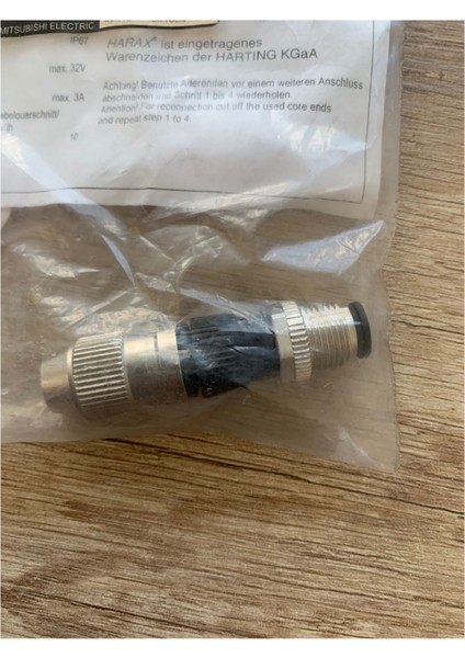 M12 Stecker 4 Pin Konnektör Mıtsubıshı modelleri