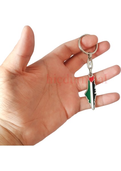 Filistin Haritası Metal Anahtarlık 1 Adet fırsatları
