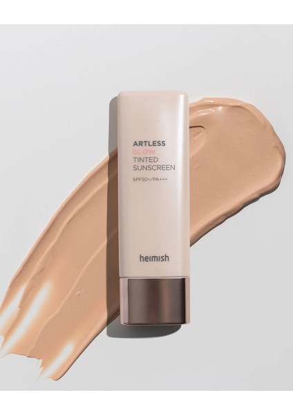 Artless Glow Tinted Sunscreen SPF50+ Pa+++ - Renkli Güneş Kremi