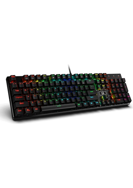 Devarajas K556 Rgb Türkçe Q 104 Tuş Mekanik Brown Switch Kablolu Oyuncu Klavyesi