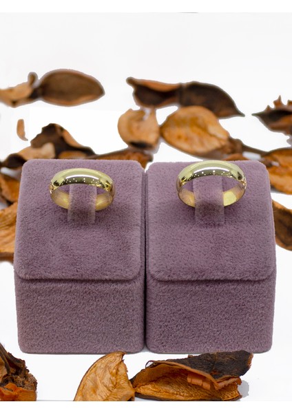 5 mm 14 Ayar Altın Kaplama 925 Ayar Gümüş Klasik Alyans fiyatları