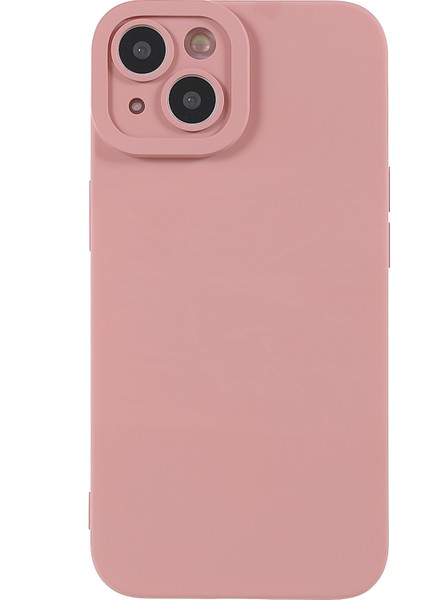 Iphone 13 Telefon Kasası için Lastikli Yüzey Ön Parmak Izi Önleme Önleyici Kesme Yumuşak Dayanıklı Tpu Koruyucu Telefon Kapağı Kabuğu 6.1 Inç-Pembe (Yurt Dışından)