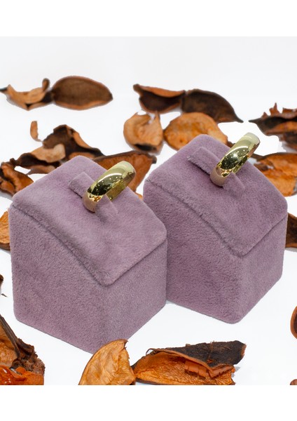 5 mm 14 Ayar Altın Kaplama 925 Ayar Gümüş Klasik Alyans modelleri