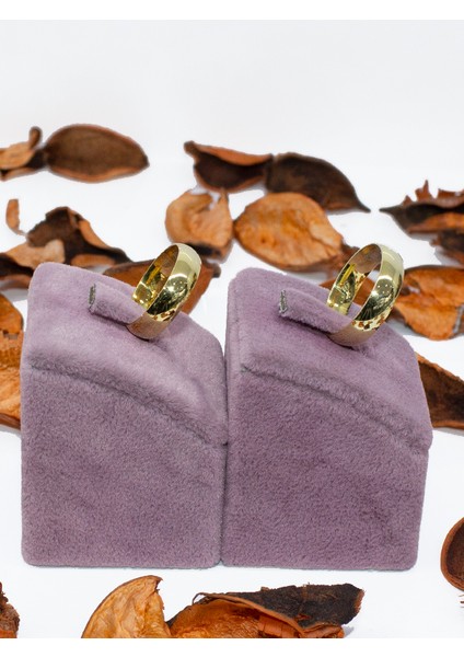 5 mm 14 Ayar Altın Kaplama 925 Ayar Gümüş Klasik Alyans fırsatları