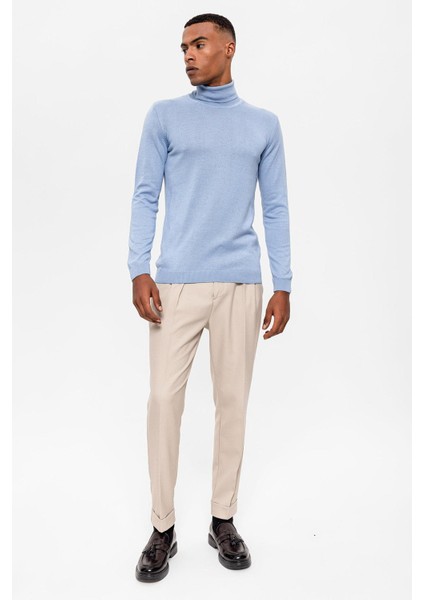 Bebe Mavi Tam Boğazlı Erkek Triko fiyatları