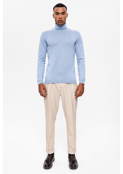 Bebe Mavi Tam Boğazlı Erkek Triko fırsatları