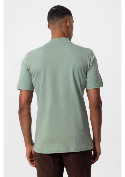 Mint Slim Fit Basic T-Shirt indirimleri
