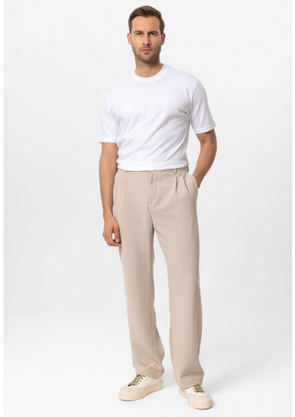 Beyaz Bisiklet Yaka Basic T-Shirt fiyatları