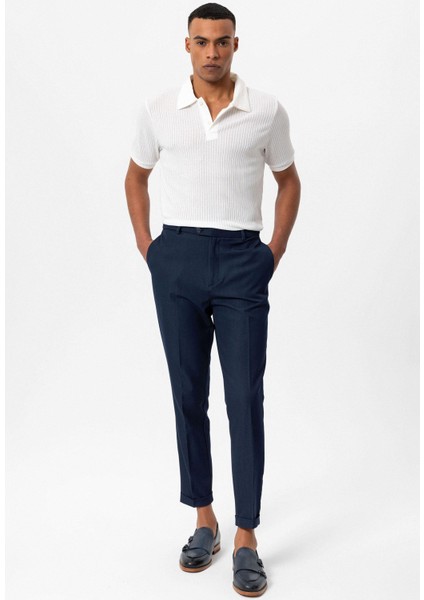 Beyaz Slim Fit Polo Yaka Erkek T-Shirt fiyatları