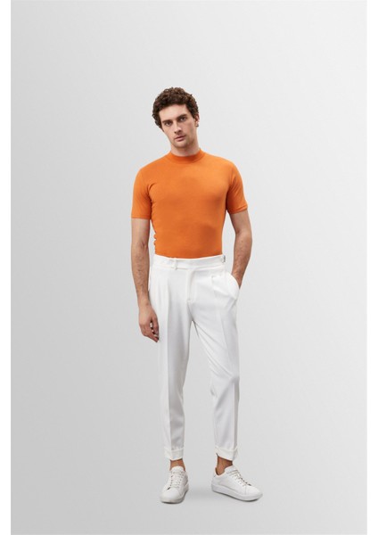 Oranj Slim Fit Basic T-Shirt fiyatları