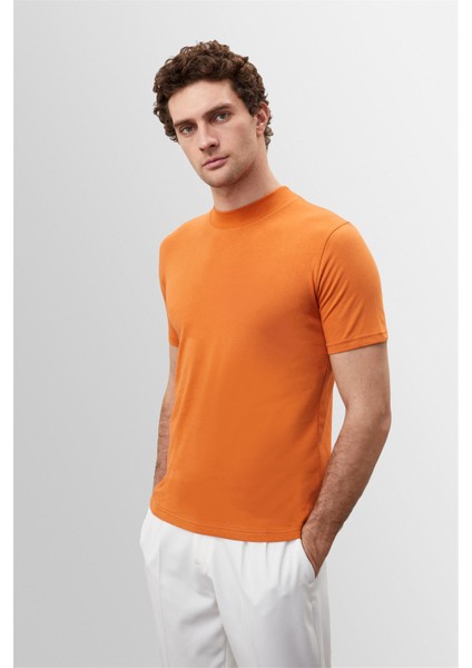 Oranj Slim Fit Basic T-Shirt modelleri