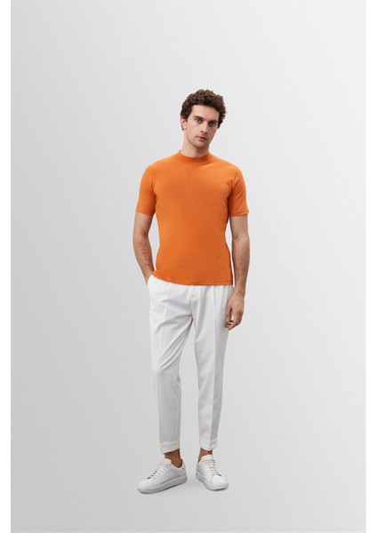 Oranj Slim Fit Basic T-Shirt fırsatları