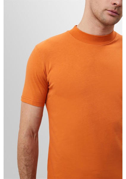 Oranj Slim Fit Basic T-Shirt indirimleri