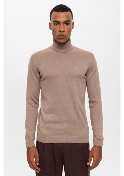 Vizon Tam Boğazlı Erkek Triko modelleri